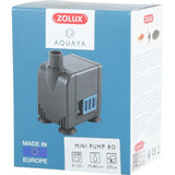 Mini pompe a eau aquarium - ZOLUX - 6 W - Débit réglable de 170 a 450 L/H - Pour aquarium jusqu'a 60 a 80 L