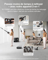 ECOVACS DEEBOT X2 COMBO - Robot Aspirateur Laveur avec Aspirateur a Main - 8700Pa - Vidage Automatique Double