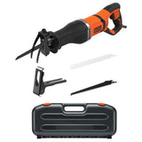 Scie sabre filaire - BLACK&DECKER - BES301K-QS - 750W - Avec mallette de transport