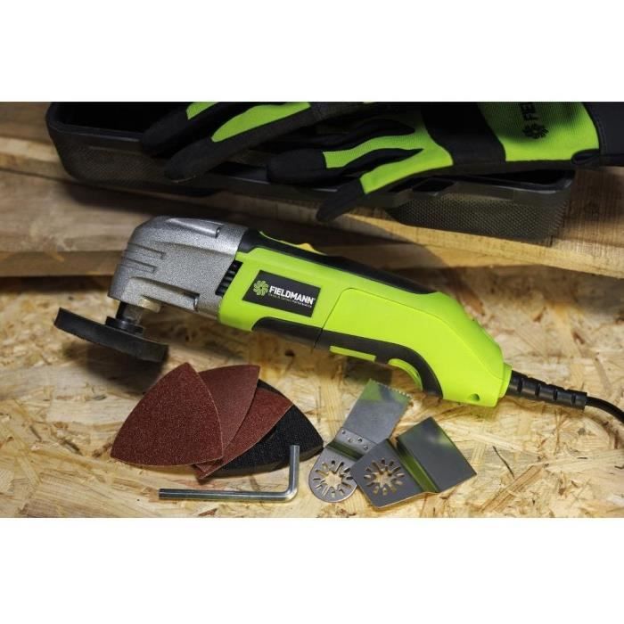 Outils multifonctions - FIELDMANN - FDB 200301-E - 300 W - Vitesse variable - 11 accessoires inclus