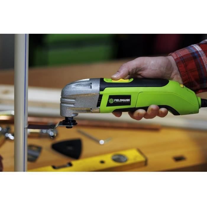 Outils multifonctions - FIELDMANN - FDB 200301-E - 300 W - Vitesse variable - 11 accessoires inclus
