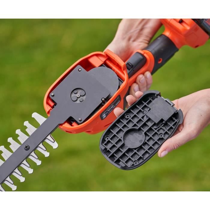 Sculpte-haies et cisaille a gazon sans fil + batterie 2Ah + chargeur - BLACK&DECKER - BCSS18D1-QW - 18V