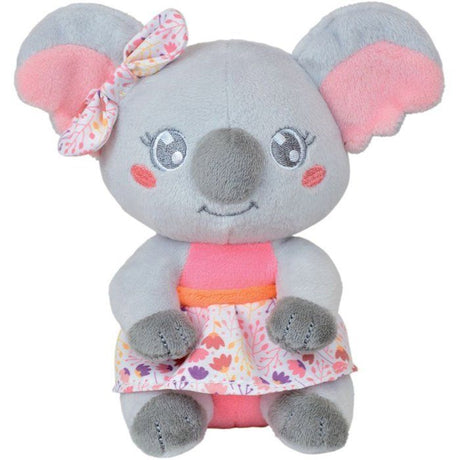 Lot vaisselle - FUN HOUSE - KOALA - Verre 220 ml, assiette creuse Ř 16 cm, assiette plate Ř 22 cm, couverts et peluche 22 cm