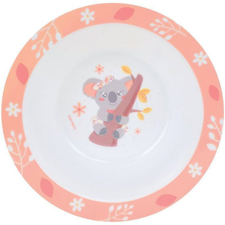 Lot vaisselle - FUN HOUSE - KOALA - Verre 220 ml, assiette creuse Ř 16 cm, assiette plate Ř 22 cm, couverts et peluche 22 cm