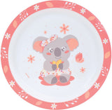 Lot vaisselle - FUN HOUSE - KOALA - Verre 220 ml, assiette creuse Ø 16 cm, assiette plate Ø 22 cm, couverts et peluche 22 cm