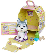 Smoby - Pamper Petz - Husky a adopter - 4 accessoires - Articulé - Bois et fais pipi - Certificat d'adoption - Des 3 ans