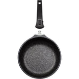 Poele a frire 28 cm Easy Click en aluminium et plastique avec couvercle en verre - GSW - 167833 - Noir