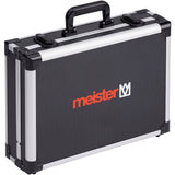 Malette a outils vide - MEISTER - Alu - 46 x 32 x 14 cm - Compartiments 15 + 6 - Bandes Velcro et élastiques intégrées