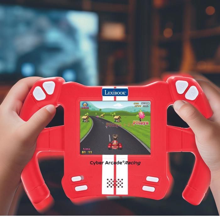 Console - LEXIBOOK - Volant - 30 jeux inclus - Écran LCD 5cm - Détection de mouvement