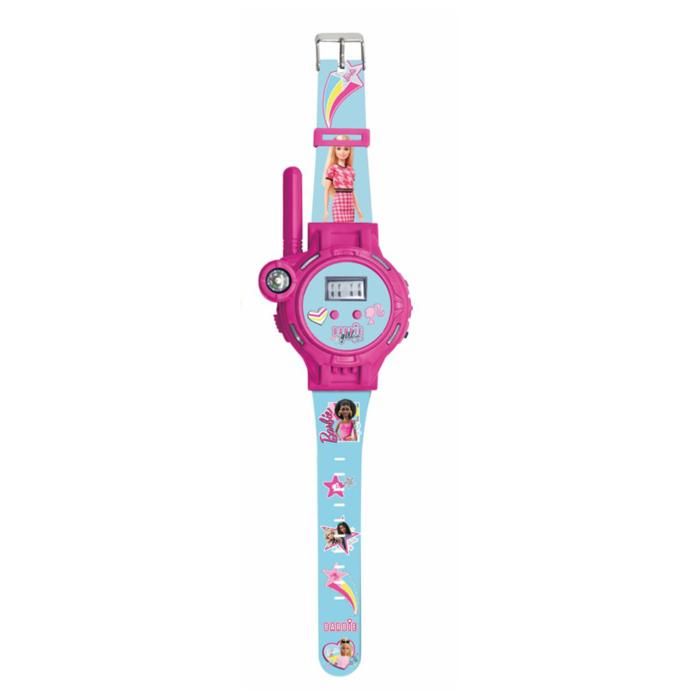 Montre digitale Barbie avec fonction talkie-walkie portÈe jusqu'a 200 m