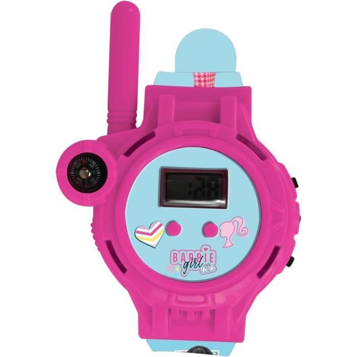 Montre digitale Barbie avec fonction talkie-walkie portÈe jusqu'a 200 m