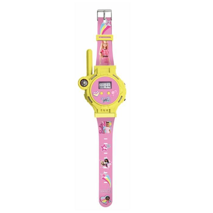 Montre digitale Barbie avec fonction talkie-walkie portÈe jusqu'a 200 m