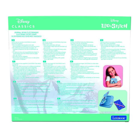Journal intime électronique avec coffre-fort Stitch