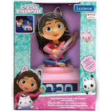 LEXIBOOK - Réveil veilleuse Gabby et la Maison Magique - Sons et mélodies, écran LCD rétro-éclairé et lumineux - Rose