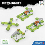 Coffret de construction - GEOMAG - Mechanics Challenge Goal! - 96 pieces - Magnétique - Jeu interactif - Plastique recyclé