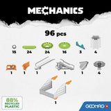 Coffret de construction - GEOMAG - Mechanics Challenge Goal! - 96 pieces - Magnétique - Jeu interactif - Plastique recyclé