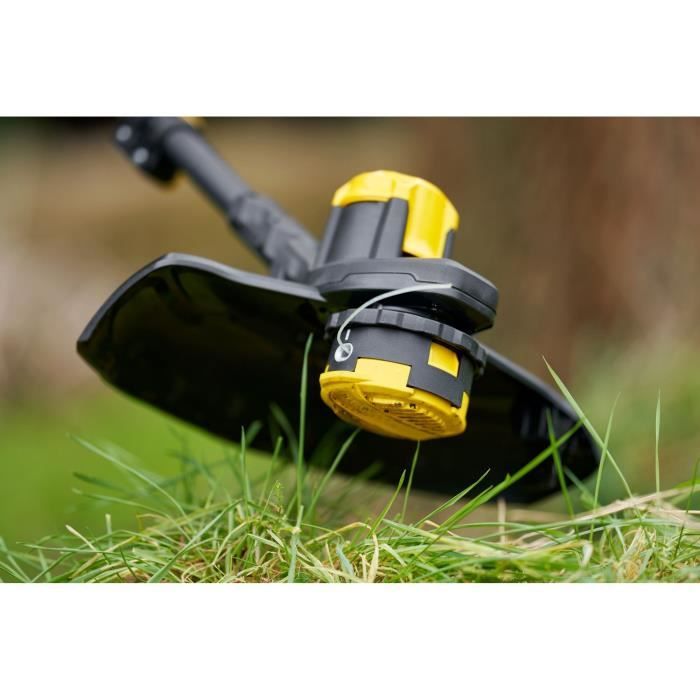 STANLEY FATMAX - COUPE BORDURES 18V BRUSHLESS 33CM - Fourni avec une bobine, un chargeur et une batterie 4AH