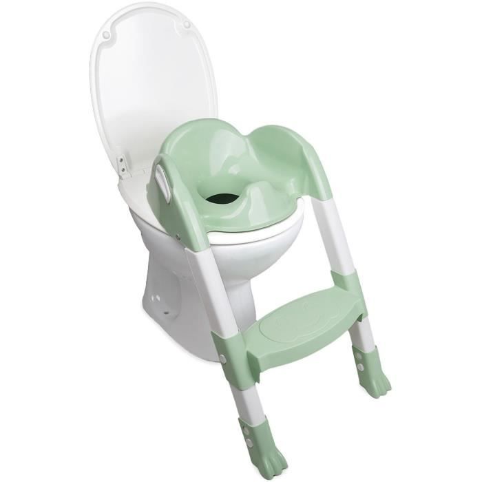 Réducteur WC - THERMOBABY - KIDDYLOO - Vert Céladon - Ajustable