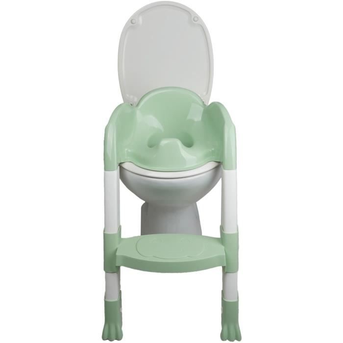 Réducteur WC - THERMOBABY - KIDDYLOO - Vert Céladon - Ajustable