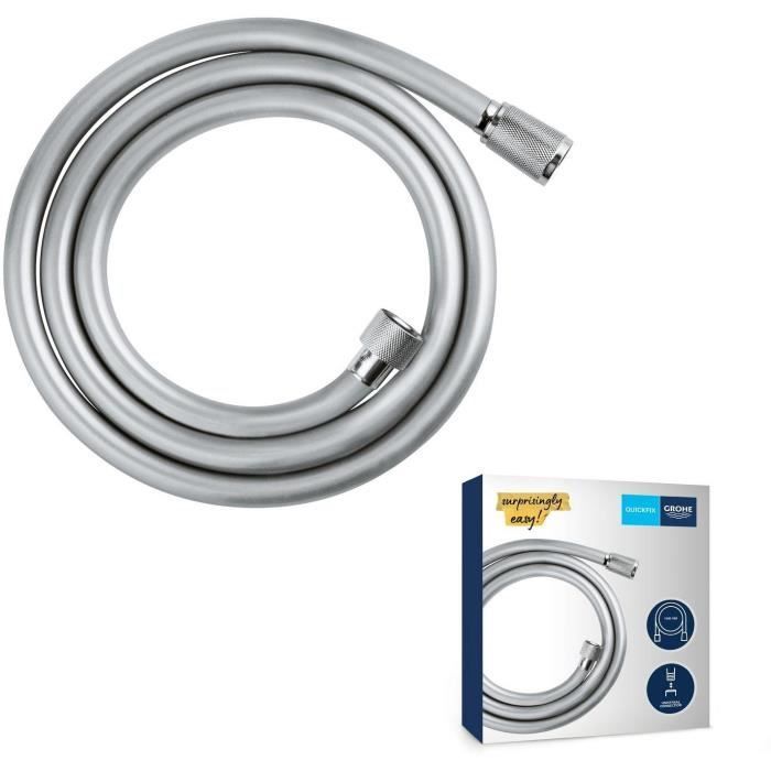 Flexible de douche - GROHE - 28741002 - 1,5 m - VitalioFlex Trend