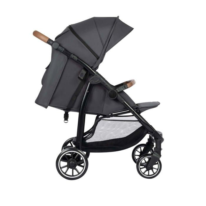BEBECONFORT Poussette canne compacte Ingenious - Avec position allongée - De la naissance a 4 ans (Jusqu'a 22 kg), Mineral Graphite