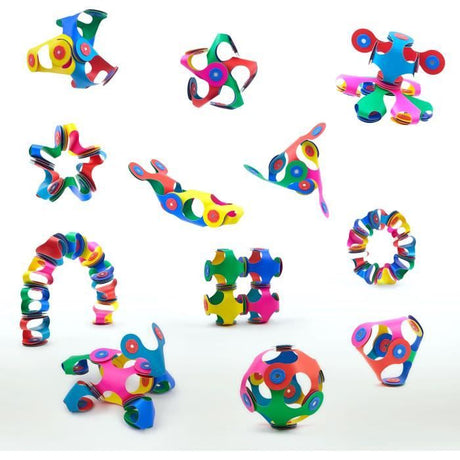 Tiny & Mighty CLIXO - GIPSY TOYS - Jeu de construction magnétique, flexible, durable et imaginatif - 9 pieces - Des 4 ans