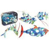 Ocean Creatures CLIXO - GIPSY TOYS - Jouet de construction magnétique phosphorescent -  24 pcs