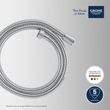 Flexible de douche - GROHE - 22106000 - 1,25 m - VitalioFlex - Métal Long-Life