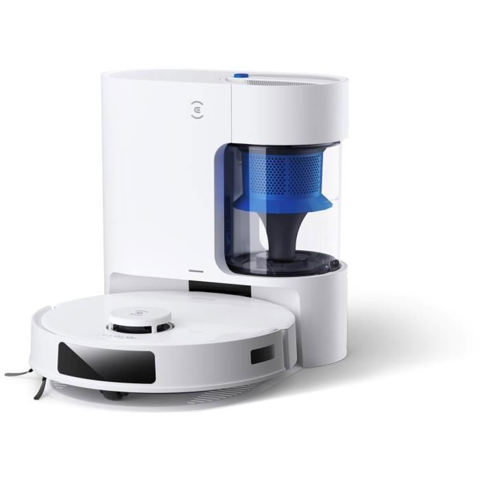 Aspirateur Robot Laveur ECOVACS DEEBOT N20 PLUS, Technologie PureCyclone avec conteneur a poussiere sans consommable, 8000Pa