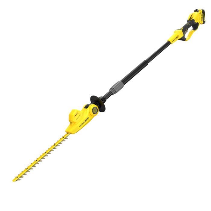 STANLEY FATMAX - TAILLE HAIES SUR PERCHE 18V  - Fourni avec un chargeur et une batterie 4AH