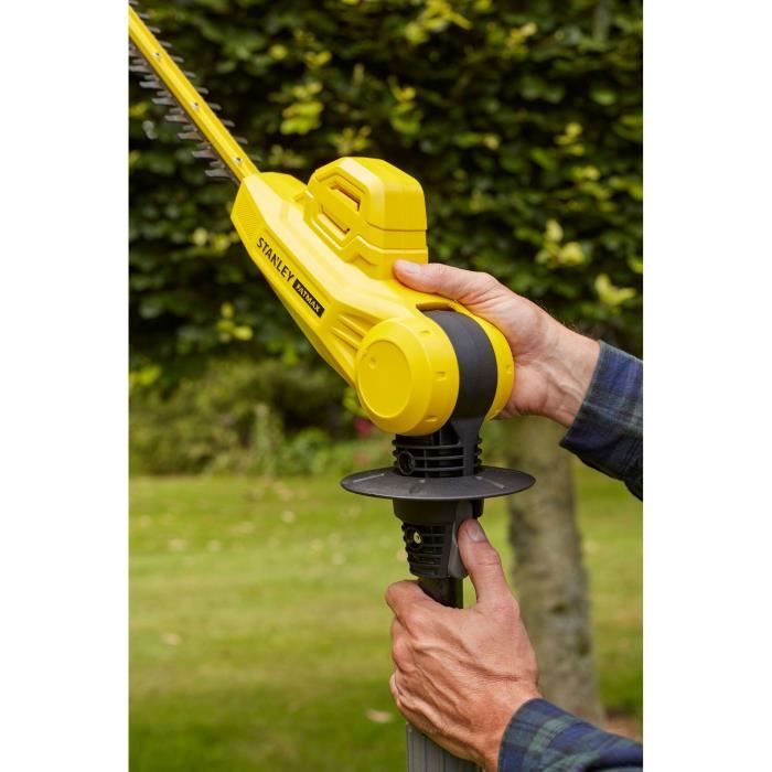 STANLEY FATMAX - TAILLE HAIES SUR PERCHE 18V  - Fourni avec un chargeur et une batterie 4AH