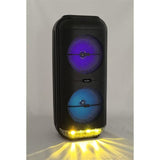 Enceinte KaraokÈ lumineuse - INOVALLEY - KA22-BTH - Bluetooth V5.0 - 49 cm - 500 W - Noir