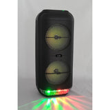 Enceinte Karaoké lumineuse - INOVALLEY - KA22-BTH - Bluetooth V5.0 - 49 cm - 500 W - Noir
