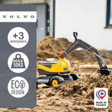 Pelleteuse Volvo - FALK - Cabine rotative a 360° - Excavatrice articulée et assise ouvrante - 100% Fabriqué en France - Des 3 ans