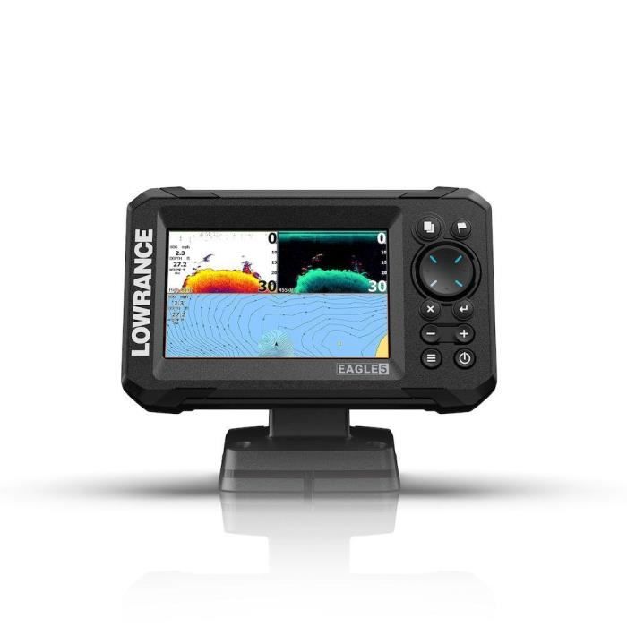 Combiné GPS sondeur - LOWRANCE - Eagle 5 - Avec sonde slipshot HD