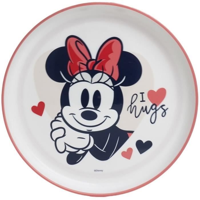 COFFRET REPAS 3 PIECES GOBELET / BOL / ASSIETTE MINNIE - Set 3pcs Non-Sl