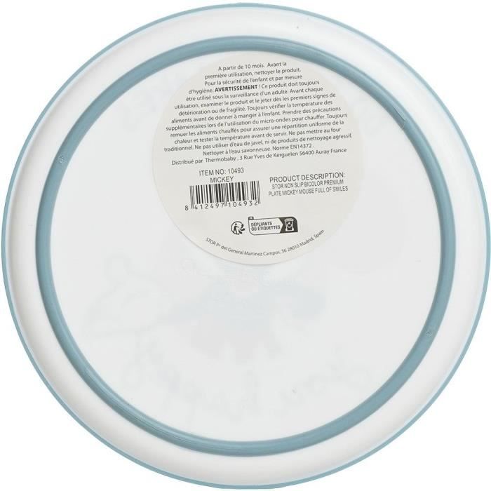 Coffret repas - THERMOBABY - 3 pieces - Bol, assiette et gobelet - Minnie