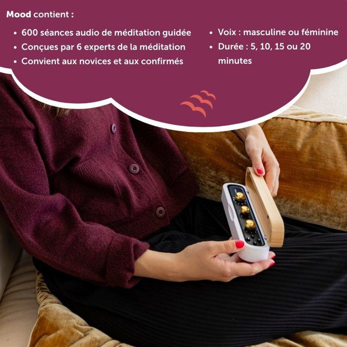 Box méditation Mood - MORPHEE - 600 audios - 10 themes