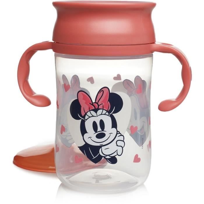 TASSE D'APPRENTISSAGE 360 DEGRES - 360 training cup with lid MINNIE