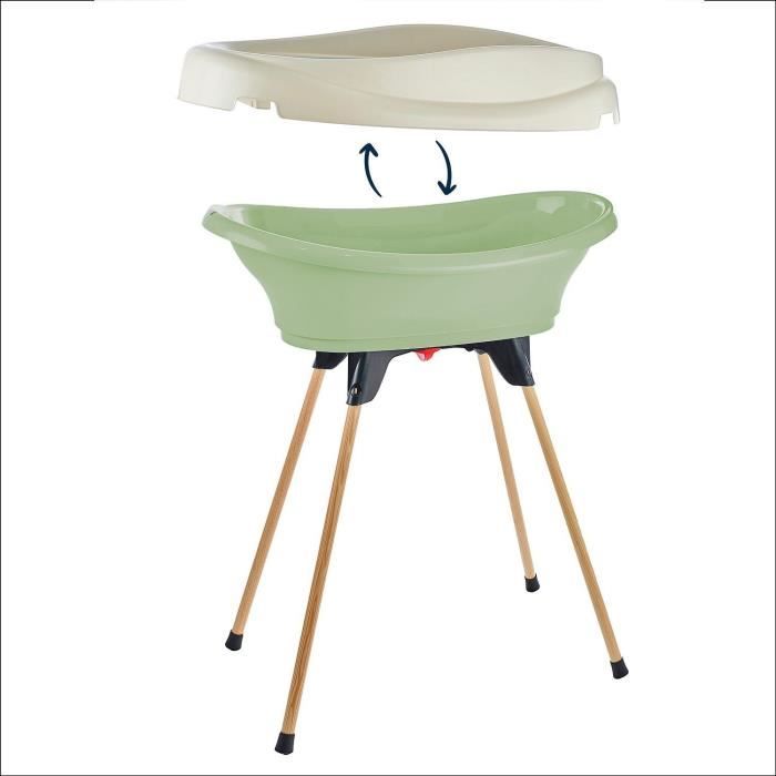 Pack plan a langer et baignoire - THERMOBABY - VASCO - Vert CÈladon - 2 en 1