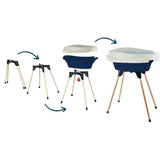 Pack plan a langer et baignoire - THERMOBABY - VASCO - Bleu Océan - 2 en 1