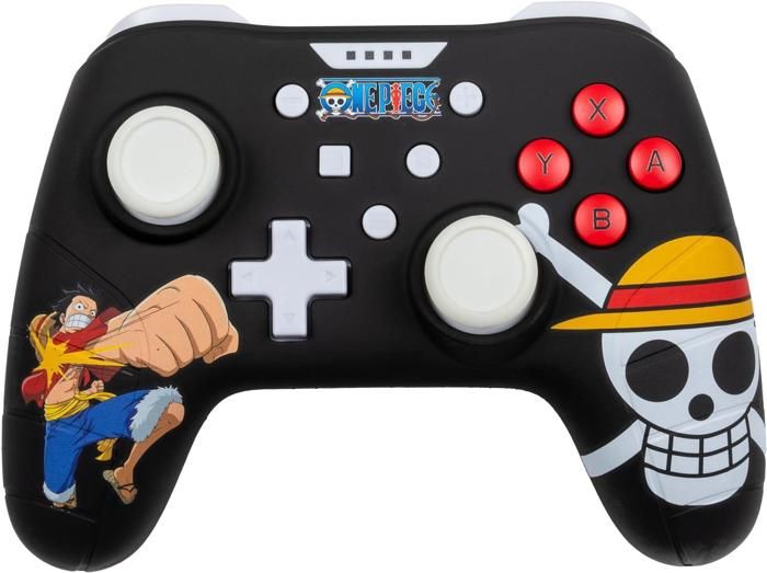 Manette - Konix - One Piece - Filaire - 3 m - Motif Luffy - Nintendo Switch