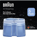 Cartouche de nettoyage - BRAUN - CCR6 Recharges clean & renew - Pour station SmartCare - Pack de 6