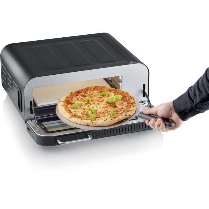 Four a pizza SEVERIN - PG8575 - Pierre a pizza diametre 29cm - Capacité 18L - 2000W
