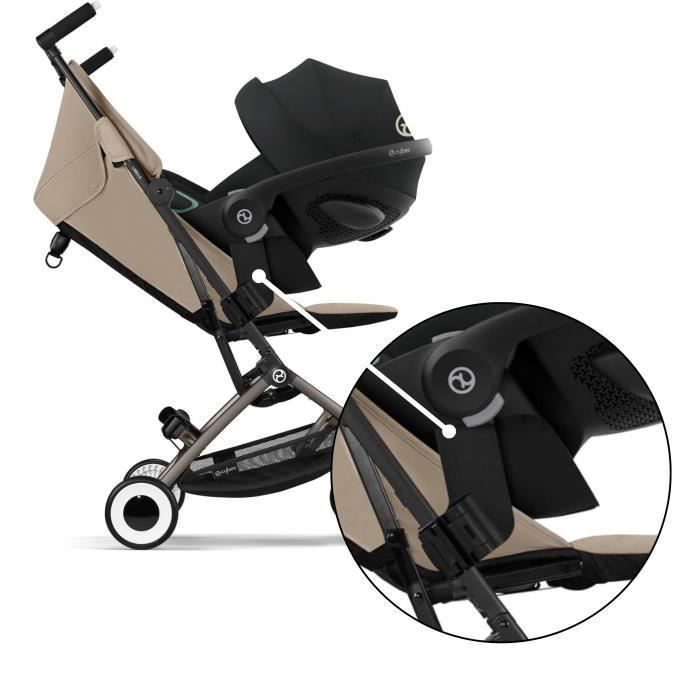 Cybex Adaptateurs pour poussette Libelle et Orfeo - Noir