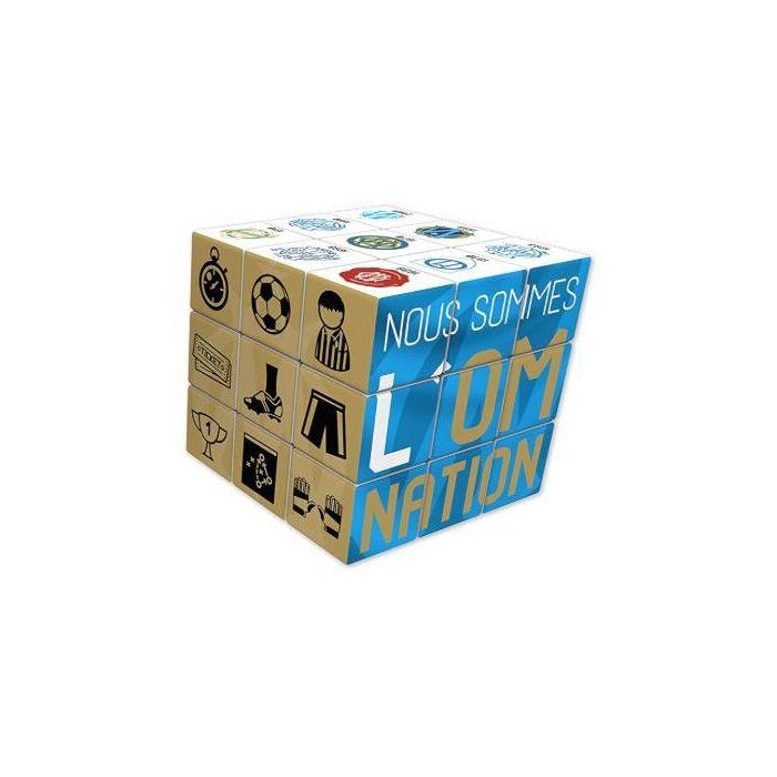 Casse tete - Cube 3 x 3 - MEGABLEU - Olympique de Marseille - Des 7 ans
