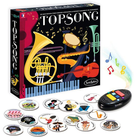 Eveil sensoriel - SENTOSPHERE - Topsong - Reconnaître les grands airs de musique classique - 46 instruments de musique - Des 8 ans
