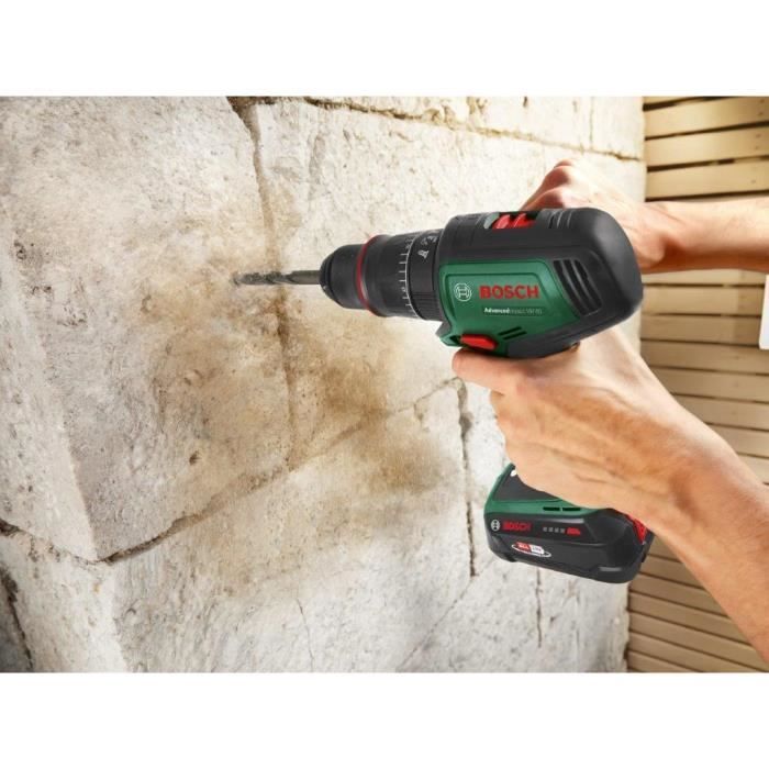 Perceuse-visseuse a percussion sans fil 18V Bosch - AdvancedImpact 18V-80 QuickSnap - mandrin 13 mm + 3 embouts