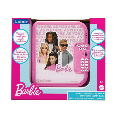 Journal intime électronique avec coffre-fort Barbie