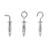 Chevilles a Expansion - RAPID - Métal pour Cloison Plâtre 6-16mm - Lot 12 Vis Crochet Mural - Charge Max 40 kg - (5001557)